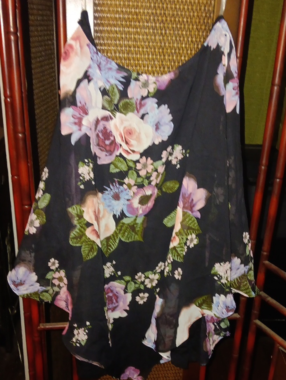 AGB floral lined skirt